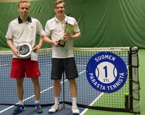 MA- luokan finalistit Lauri Kiiski ja Harri Heliövaara