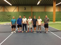 Kinkkudubbelit 26.12.2017. Vasemmalta: Ulf Strandback, Janne Ala, Seppo Itänen, Ville Häggblom, Elmeri Laitila, Oscar Strandback ja Hannu Meriläinen