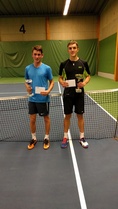 MA finalistit Isac Linden Träff, sekä voittaja Marcus Stenfors PVS